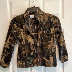 Columbia camouflage fleece jacket